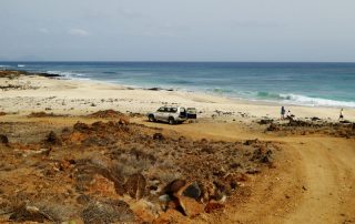 auf Sao Vicente per Allread an einsame Strände