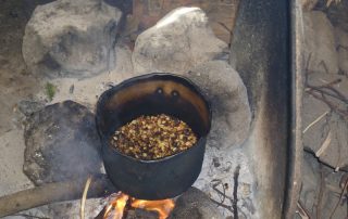 Traditionelle Kaffee-Zubereitung Cap Verden