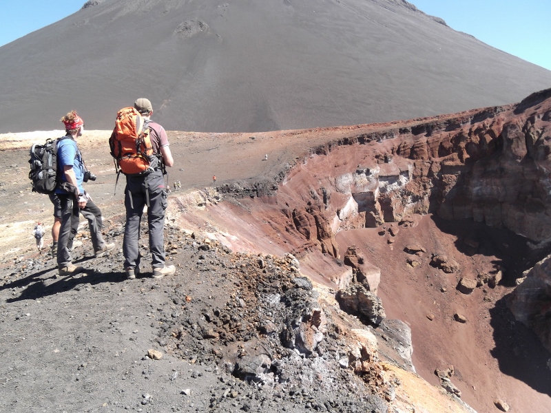 Fogo, Pico Pequenho Fogo volcano crater of Pico Pequenho