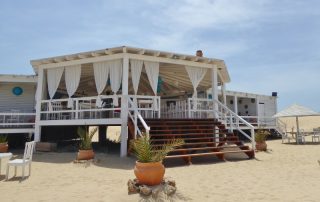 Beach restaurnt near Sal Rei on Boa Vista island