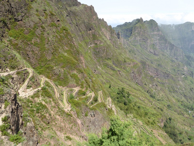 From Cova Crater to Paul Valley on Santo Antao island