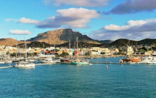 Mindelo Bay Cape Verde